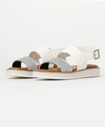 NATURAL BEAUTY BASIC | ダブルベルトストラップサンダル(サンダル)