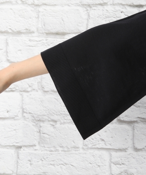 LEPSIM(レプシィム)の「14Gソデフレアロングカーディガン 759263(カーディガン/ボレロ・レディース・トップグレー/ブラック/グレイッシュベージュ/ダークネイビー・FREE)」の7枚目の写真