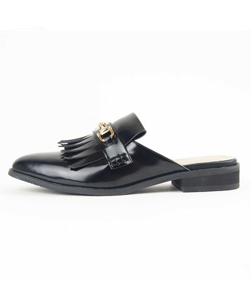 ORiental TRaffic（オリエンタルトラフィック）の「春夏★ビットモチーフスリッパ★7314（パンプス・レディース・キャメル/レッド/ブラック・SS/LL/3L/L/M/S）」の4枚目の写真