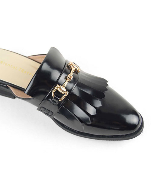 ORiental TRaffic（オリエンタルトラフィック）の「春夏★ビットモチーフスリッパ★7314（パンプス・レディース・キャメル/レッド/ブラック・SS/LL/3L/L/M/S）」の8枚目の写真