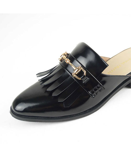 ORiental TRaffic（オリエンタルトラフィック）の「春夏★ビットモチーフスリッパ★7314（パンプス・レディース・キャメル/レッド/ブラック・SS/LL/3L/L/M/S）」の9枚目の写真