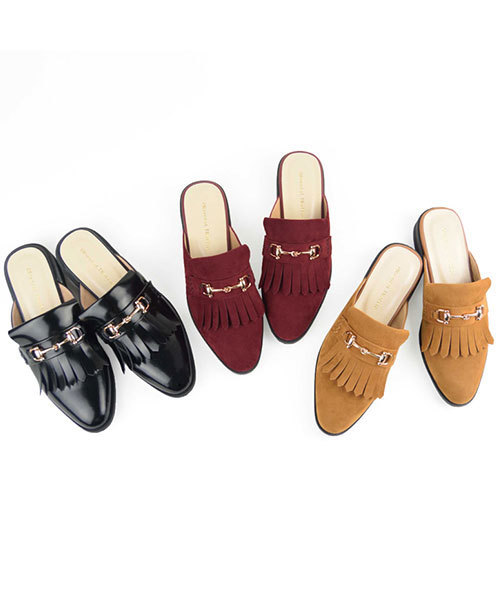 ORiental TRaffic（オリエンタルトラフィック）の「春夏★ビットモチーフスリッパ★7314（パンプス・レディース・キャメル/レッド/ブラック・SS/LL/3L/L/M/S）」の10枚目の写真