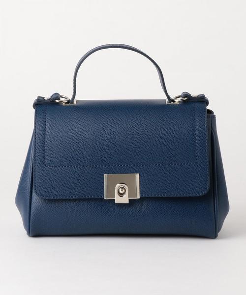 MARCO BIANCHINI（マルコビアンチーニ）の「[別注]MARCO BIANCHIN RF NEWフラップ2WAYバッグ M（ショルダーバッグ・レディース・ネイビー・FREE）」の2枚目の写真