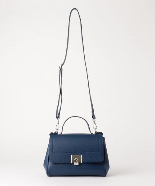 MARCO BIANCHINI（マルコビアンチーニ）の「[別注]MARCO BIANCHIN RF NEWフラップ2WAYバッグ M（ショルダーバッグ・レディース・ネイビー・FREE）」の5枚目の写真