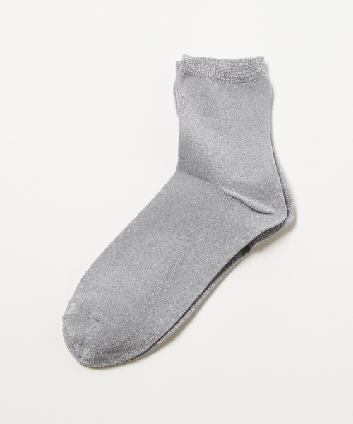 WEGO（ウィゴー）の「WEGO/ラメソックス（ソックス/靴下・レディース・ブルー/パープル/ピンク/ゴールド/ブラック/ブラウン/グリーン/シルバー/その他1/ライトピンク/ホワイト/レッド/ブラック系その他/サックスブルー・FREE）」の12枚目の写真