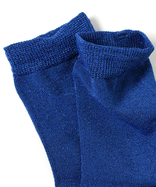 WEGO（ウィゴー）の「WEGO/ラメソックス（ソックス/靴下・レディース・ブルー/パープル/ピンク/ゴールド/ブラック/ブラウン/グリーン/シルバー/その他1/ライトピンク/ホワイト/レッド/ブラック系その他/サックスブルー・FREE）」の15枚目の写真