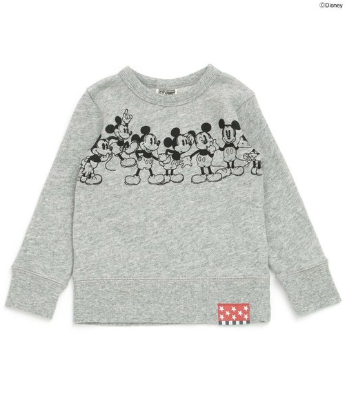 F O Kids エフオーキッズ の Disney ディズニー ミッキープリントトレーナー スウェット Wear