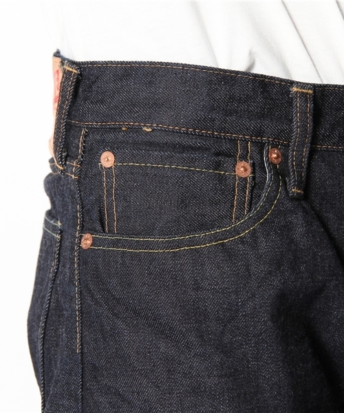 Made in JAPAN denim (slim straight)(メイドインジャパンデニム(スリムストレート))の「【MadeInJapan】SlimStraightXXtype -One Wash-/スリムストレートデニムパンツ(デニムパンツ・メンズ・ネイビー・33inch/29inch/27inch/30inch/32inch/28inch/34inch/31inch)」の7枚目の写真