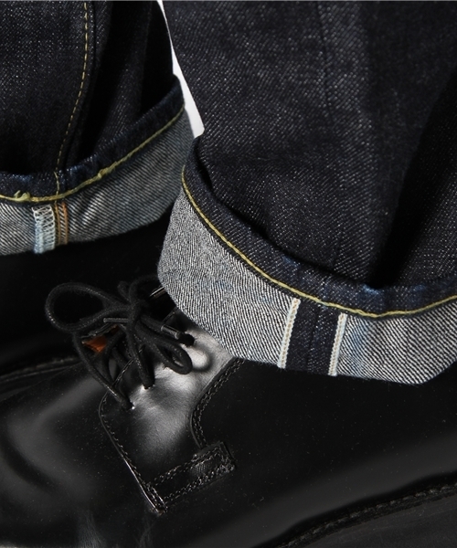 Made in JAPAN denim (slim straight)(メイドインジャパンデニム(スリムストレート))の「【MadeInJapan】SlimStraightXXtype -One Wash-/スリムストレートデニムパンツ(デニムパンツ・メンズ・ネイビー・33inch/29inch/27inch/30inch/32inch/28inch/34inch/31inch)」の9枚目の写真