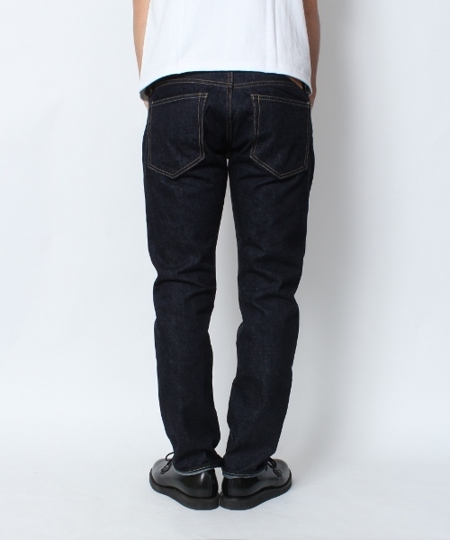 Made in JAPAN denim (slim straight)(メイドインジャパンデニム(スリムストレート))の「【MadeInJapan】SlimStraightXXtype -One Wash-/スリムストレートデニムパンツ(デニムパンツ・メンズ・ネイビー・33inch/29inch/27inch/30inch/32inch/28inch/34inch/31inch)」の3枚目の写真