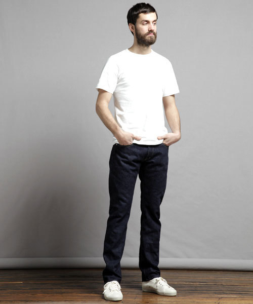 Made in JAPAN denim (slim straight)(メイドインジャパンデニム(スリムストレート))の「【MadeInJapan】SlimStraightXXtype -One Wash-/スリムストレートデニムパンツ(デニムパンツ・メンズ・ネイビー・33inch/29inch/27inch/30inch/32inch/28inch/34inch/31inch)」の13枚目の写真