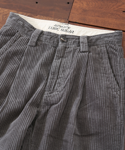 CUBE SUGAR(キューブシュガー)の「6Wコーディロイテーパードパンツ(その他パンツ・レディース・グレー/ピンク/ブルー/キャメル・S/M)」の18枚目の写真