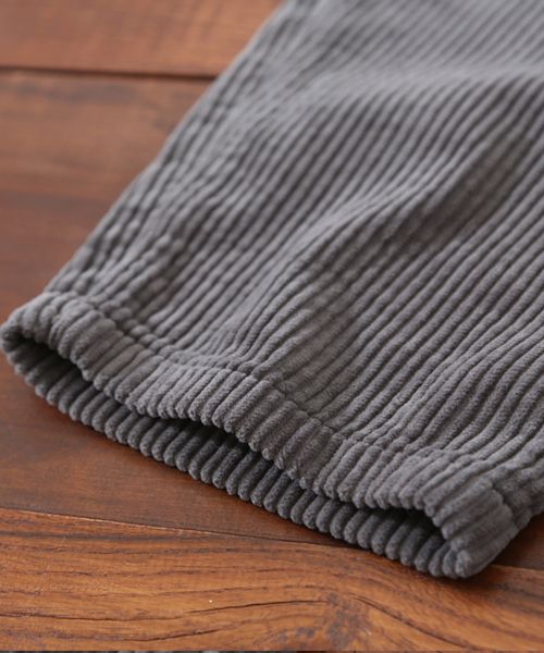 CUBE SUGAR(キューブシュガー)の「6Wコーディロイテーパードパンツ(その他パンツ・レディース・グレー/ピンク/ブルー/キャメル・S/M)」の16枚目の写真