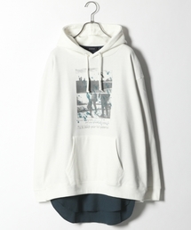 RAGEBLUE | 裏起毛フォトプリントプルオーバーパーカ/777194(パーカー)