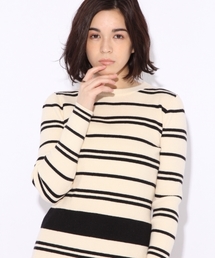 niko and... | リブクルーニットプルオーバー【niko and ...】(ニット/セーター)