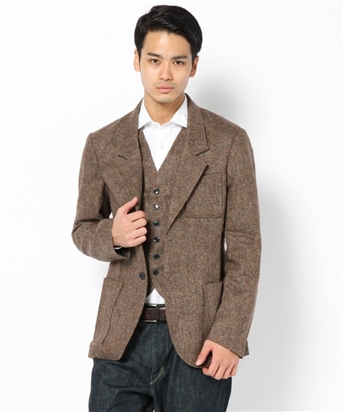 UNITED ARROWS(ユナイテッドアローズ)の「CAMO 22 TWD JKT◆(テーラードジャケット・メンズ・ブラウン・44/46)」の4枚目の写真