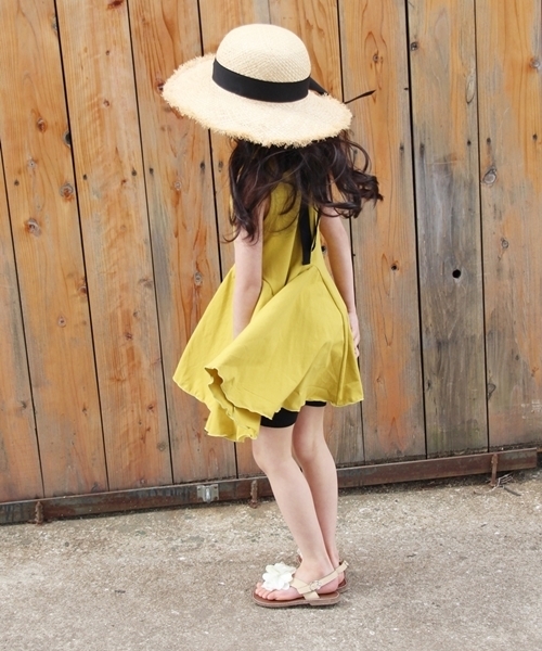 Rora（ローラ）の「ナチュリア タンクワンピース(2color)（ワンピース・キッズ・ブラック/マスタード・120cm/130cm/100cm/110cm/140cm/150cm）」の20枚目の写真