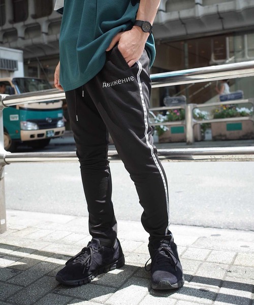rovtski(ロフトスキー)の「rovtski REFLECTER LINE JERZY PANT(その他パンツ・メンズ・ブラック×ホワイト/ブラック×ブラック・FREE)」の1枚目の写真