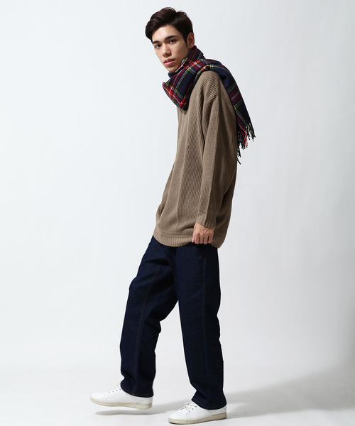 ZIP FIVE(ジップファイブ)の「大判ストール(ストール/ショール・レディース・ブラック/ベージュ/ネイビー/ホワイト系その他/ブラウン系その他/ベージュ系その他/グリーン系その他/ブルー系その他/レッド系その他/ワイン・FREE)」の19枚目の写真