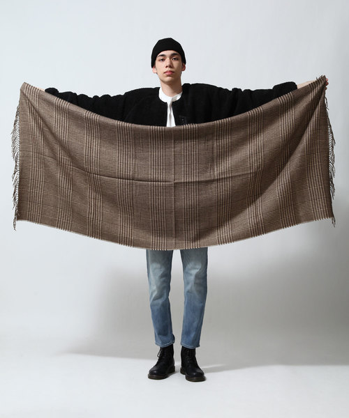 ZIP FIVE(ジップファイブ)の「大判ストール(ストール/ショール・レディース・ブラック/ベージュ/ネイビー/ホワイト系その他/ブラウン系その他/ベージュ系その他/グリーン系その他/ブルー系その他/レッド系その他/ワイン・FREE)」の16枚目の写真