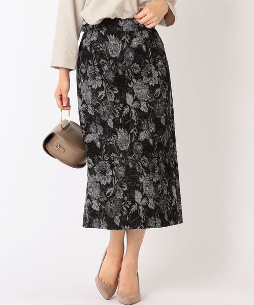 C0569S 未使用品 ROCHAS ジャガード スカート：40 C0569S 未使用品 ROCHAS ジャガード スカート：40 C0569S 未使用