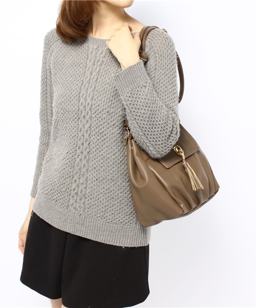 Another Edition（アナザーエディション）の「AE 2WayTSL SHLD（ショルダーバッグ・レディース・ブラック/モカ・フリー）」の4枚目の写真