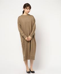 AMERICAN HOLIC | ・クルーネックニットロングワンピース(ワンピース)