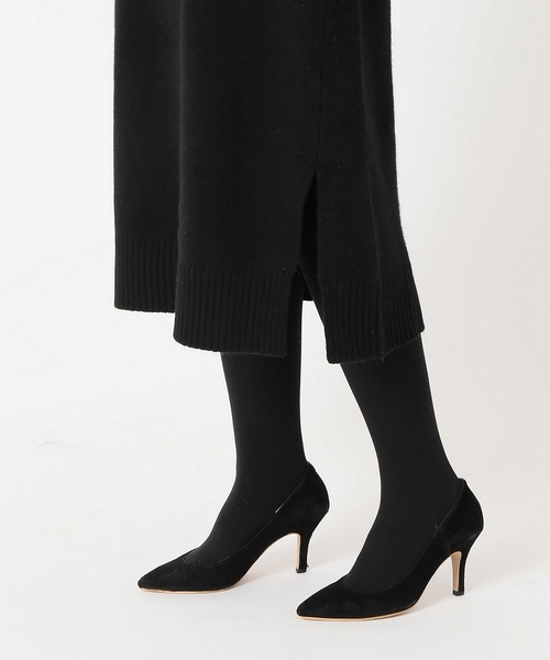 SLOBE IENA（スローブイエナ）の「サイドスリットボトルネックニットワンピース◆（ワンピース・レディース・ライトグレー/ブラック/ベージュ/ブラウン・FREE）」の16枚目の写真