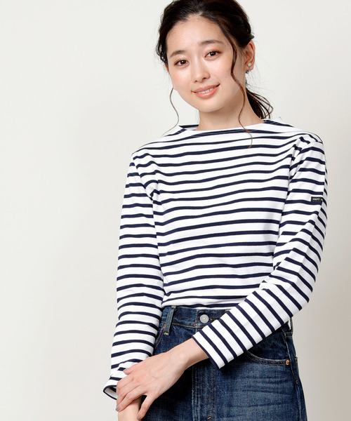 FREAK'S STORE(フリークスストア)の「●SAINT JAMES/セントジェームズ OUESSANT/ウエッソン(Tシャツ/カットソー)」|ネイビー