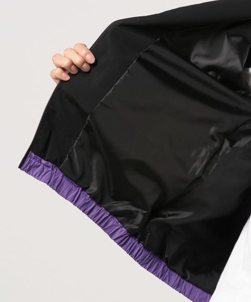VISION STREET WEAR（ヴィジョンストリートウェア）の「VISION ビジョン ワッシャーナイロン切り替えジャケット（ナイロンジャケット・メンズ・ブラック/パープル/レッド・LL/M/L）」の4枚目の写真