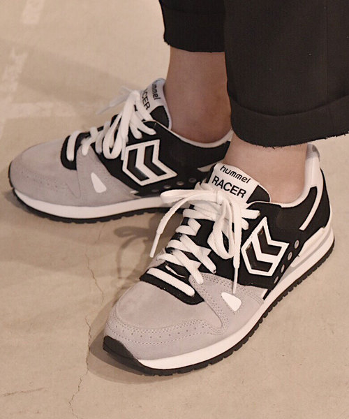hummel(ヒュンメル)の「hummel/ヒュンメル MARATHONA/マラソナ(スニーカー)」|ブラック×グレー