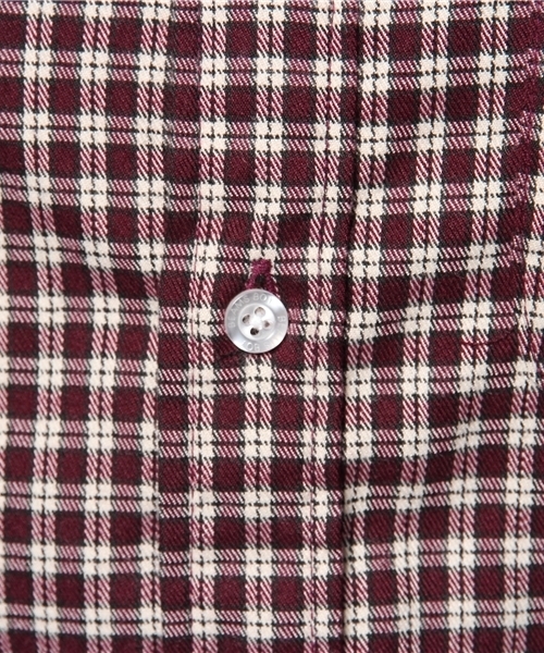BEAMS BOY（ビームスボーイ）の「□BEAMS BOY / ネル チェック B.D.**（シャツ/ブラウス・レディース・ブラウン/レッド/ワイン/グリーン/インディゴブルー/ネイビー・ONE SIZE）」の14枚目の写真
