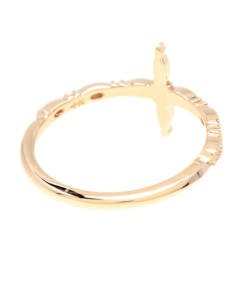 NOJESS(ノジェス)の「K10ピンキーリング(30141111009)(リング・レディース・ゴールド・#3)」の2枚目の写真