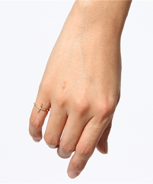 NOJESS(ノジェス)の「K10ピンキーリング(30141111009)(リング・レディース・ゴールド・#3)」の4枚目の写真