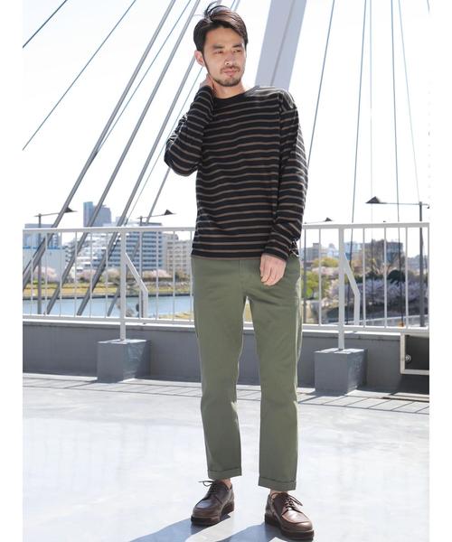 CRAFT STANDARD BOUTIQUE(クラフトスタンダードブティック)の「5ポケットスリムパンツ ☆○(その他パンツ・メンズ・ベージュ/ネイビー/カーキ・LL/S/M/L)」の3枚目の写真