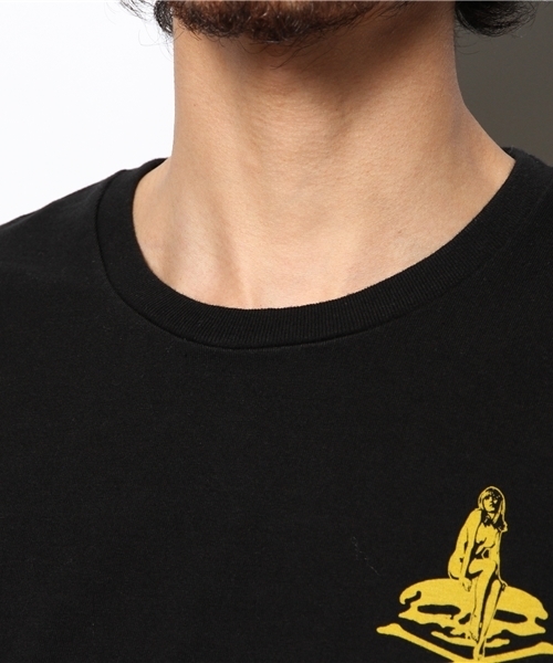 ヒステリックグラマー刺繍TシャツブラックMサイズ HYSTERIC GLAMOUR（ヒステリックグラマー）の「SEE NO EVIL刺繍