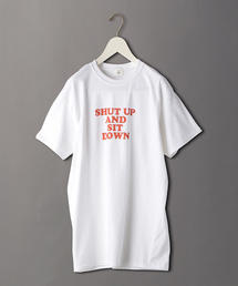 6 | ＜6(ROKU)＞SHUT UP AND SIT DOWN T-SHIRT/Tシャツ Ψ(Tシャツ/カットソー)