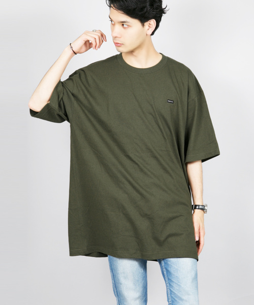 KANGOL(カンゴール)の「bling leads/KANGOLワッペンプリントTEE(Tシャツ/カットソー・メンズ・ホワイト/ブラック/カーキ・LARGE/X-LARGE/FREE/MEDIUM)」の2枚目の写真