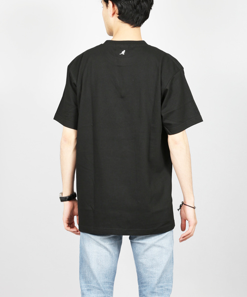 KANGOL(カンゴール)の「bling leads/KANGOLワッペンプリントTEE(Tシャツ/カットソー・メンズ・ホワイト/ブラック/カーキ・LARGE/X-LARGE/FREE/MEDIUM)」の5枚目の写真