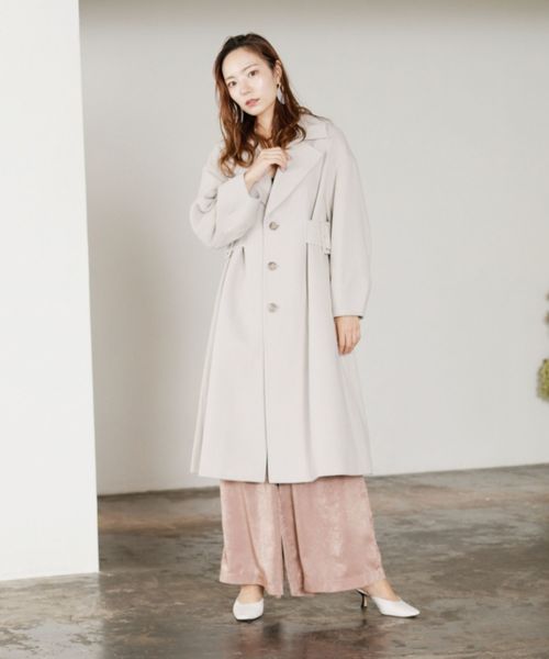 LADYMADE(レディメイド)の「サイドベルトデザインスリーブウールコート(その他アウター・レディース・ボルドー/キャメル/ライトベージュ・FREE)」の11枚目の写真