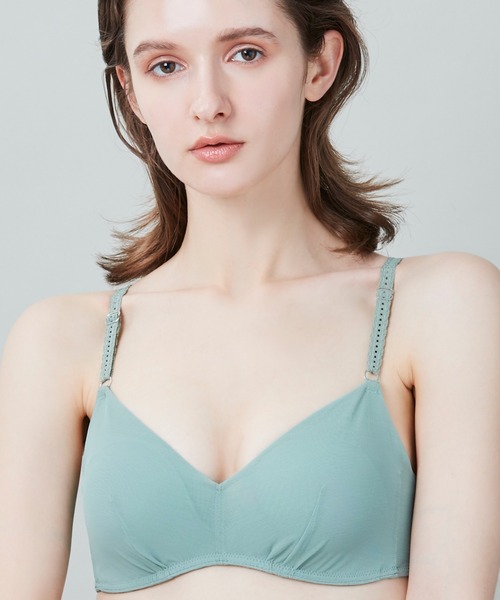 une nana cool(ウンナナクール)の「特別な日以外の364日つけたくなるブラ 364ブラ シンプル(ブラジャー・レディース・ブラック/ベージュ/グレー/オリーブ/パープル/ピンク/フレッシュイエロー/バイオレット/オレンジ/インディゴブルー/グリーン/レッド/ベビーピンク/チェリーピンク/シルバーグレー/グレイッシュブルー/ミント/ライトパープル/シャーベット/スカイブルー/黄緑系/サックスブルー/スモークピンク/スモーキーグリーン系/ネイビー/マジェンタ/マスタード/ターコイズブルー/コーラル/ライトグリーン/ダークブルー/ブラウン/ライトピンク/ライトブラウン/ブルー/ダークグリーン/ワイン/ピンクベージュ/ラベンダー/シャンパン/サンドベージュ/オートミール/ライトオレンジ系/エメラルドブルー/オリーブ系/ライトイエロー/エンジ/桜/ウッド/ダークグレー・S/M/L/LL/LLG)」の16枚目の写真