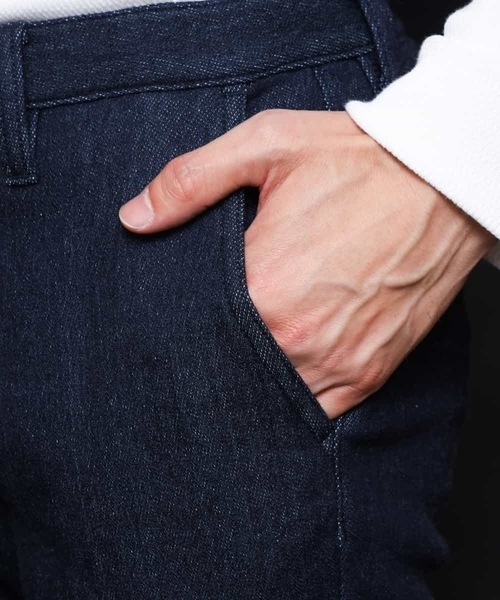 MICHEL KLEIN HOMME (ミッシェルクランオム)の「パンツ(ISKO JOGG DENIM)(その他パンツ・メンズ・ネイビー/ダークネイビー・46/48/50/52)」の11枚目の写真