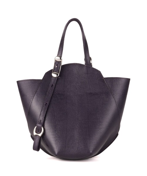 TOFF&LOADSTONE(トフアンドロードストーン)の「ヘプタゴンリザード(M)(ハンドバッグ・レディース・ホワイト/ネイビー/ブルーグレー/グレー/グレー系その他2/グレー系その他/パープル/グレー系その他3/ブルー/ライトイエロー/パープル系その他/ピンク系/ブルー系/ライトグレー/ブラック・FREE)」の12枚目の写真