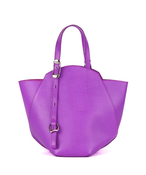 TOFF&LOADSTONE(トフアンドロードストーン)の「ヘプタゴンリザード(M)(ハンドバッグ・レディース・ホワイト/ネイビー/ブルーグレー/グレー/グレー系その他2/グレー系その他/パープル/グレー系その他3/ブルー/ライトイエロー/パープル系その他/ピンク系/ブルー系/ライトグレー/ブラック・FREE)」の13枚目の写真