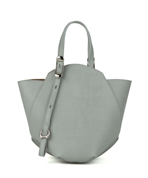 TOFF&LOADSTONE(トフアンドロードストーン)の「ヘプタゴンリザード(M)(ハンドバッグ・レディース・ホワイト/ネイビー/ブルーグレー/グレー/グレー系その他2/グレー系その他/パープル/グレー系その他3/ブルー/ライトイエロー/パープル系その他/ピンク系/ブルー系/ライトグレー/ブラック・FREE)」の7枚目の写真