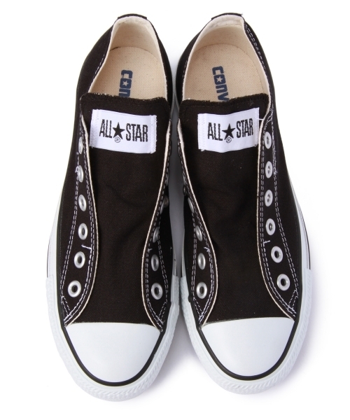 CONVERSE（コンバース）の「CONVERSE ALL/S SLIP ⅢOX（スニーカー・レディース・ホワイト/ブラック・24.5cm/23.5cm/22.5cm）」の6枚目の写真