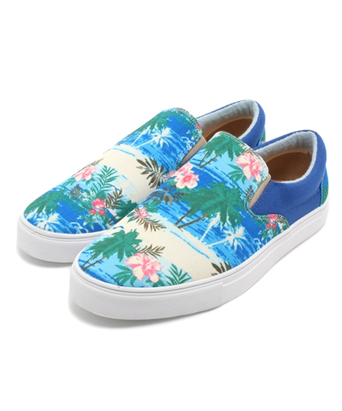 CIAOPANIC（チャオパニック）の「【Ciaopanic】SLIPON（スニーカー・レディース・ネイビー/ベージュ/オレンジ/レッド/グレー/ブルー・SMALL/LARGE/MEDIUM）」の4枚目の写真