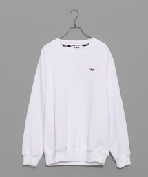FILA（フィラ）の「【FILA/フィラ】ワンポイント ロゴ刺繍 ビッグシルエット 裏起毛 スウェット トレーナー（スウェット）」