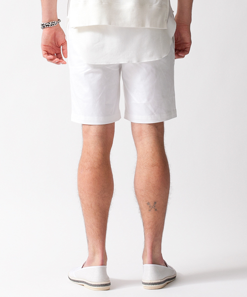 MONKEY TIME(モンキータイム)の「MT ∴ サテン イージーショーツ◆(その他パンツ・メンズ・ホワイト/ブラック・LARGE/SMALL/MEDIUM)」の4枚目の写真