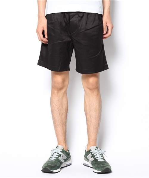 MONKEY TIME(モンキータイム)の「MT ∴ サテン イージーショーツ◆(その他パンツ・メンズ・ホワイト/ブラック・LARGE/SMALL/MEDIUM)」の2枚目の写真